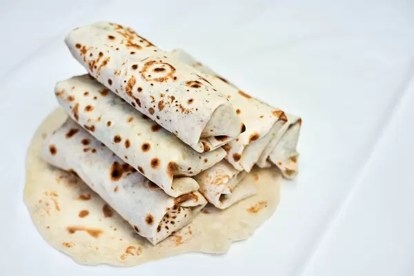 Traditional Middle Eastern snack - shawarma