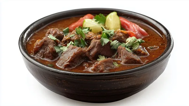 Traditioneller pakistanischer Fleischeintopf Nihari