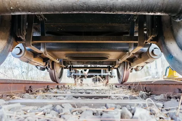 Train underside