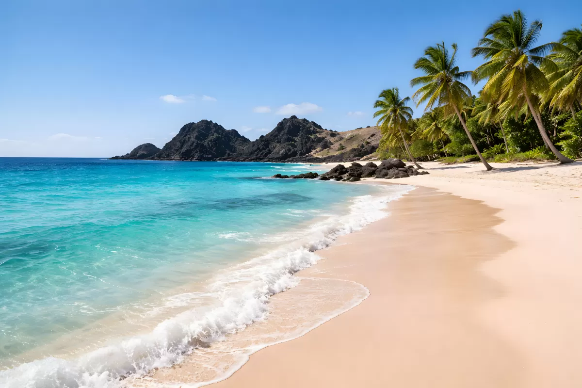 Traumhafter Strandurlaub auf einer tropischen Insel