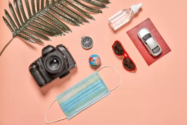 Travel and coronavirus concept