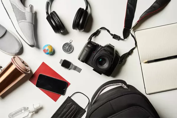 Travel background. Journey planning