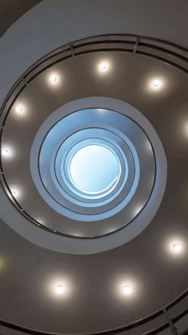 Treppenhaus im Disch-Haus in Köln