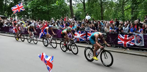 Triathlon während Olympia 2012