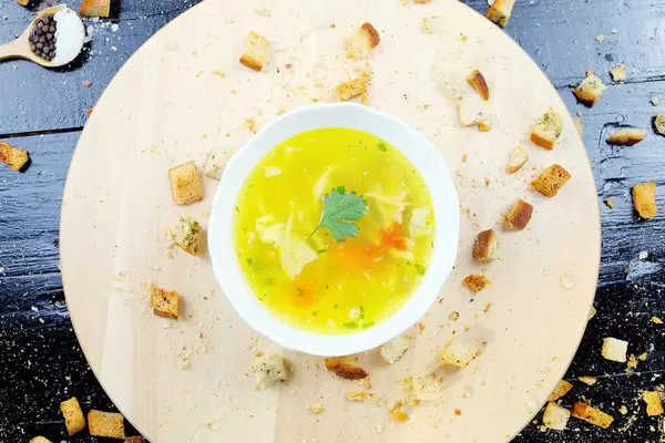 Tripe soup with croutons (Flip 2019)