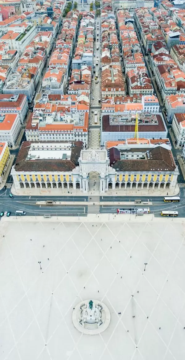Triumphbogen Arco da Rua Augusta  in Lissabon