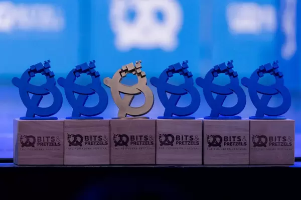 Trophäen des Bits & Pretzels 2018