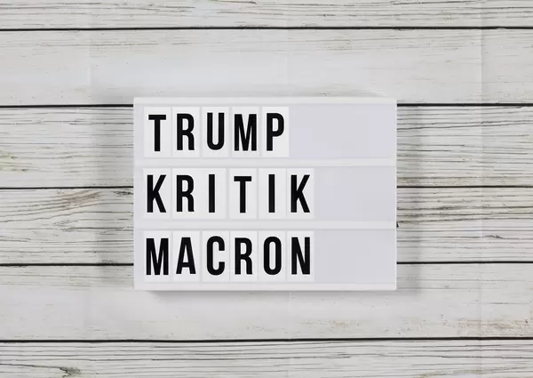 Trump kritisiert Macron-Aussage zu europäischer Armee