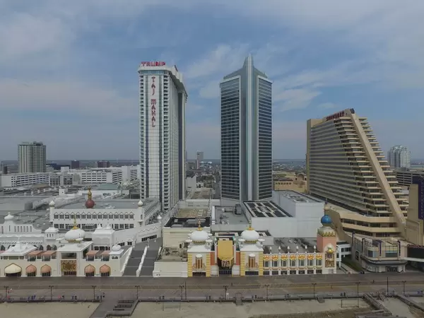 Trump Taj Mahal und Scores Hotels und Casinos in Atlantic City, USA