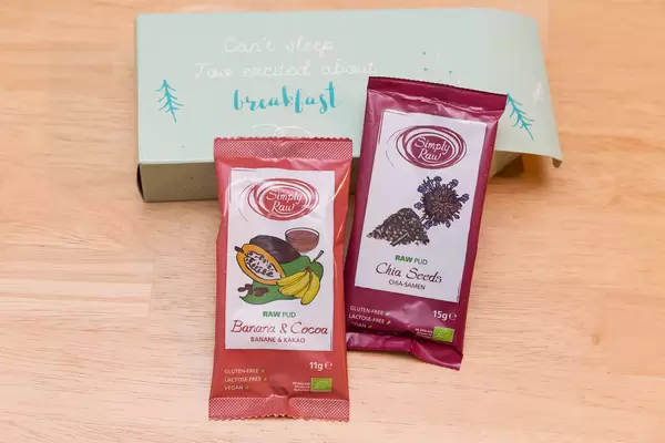 Tür 9: Simply Raw: Chia, Bananen und Kakao Pudding-Pulver