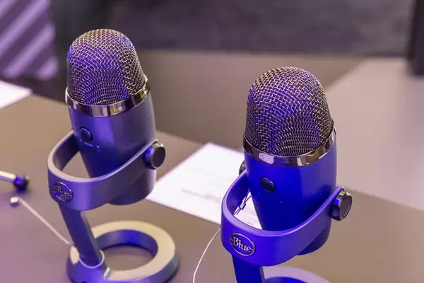 Two Blue Yeti Nano Premium USB microphones, Blue Sherpa App compatible, for skype calls, youtube and musicians