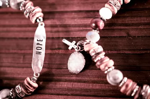 Two bracelets front to front