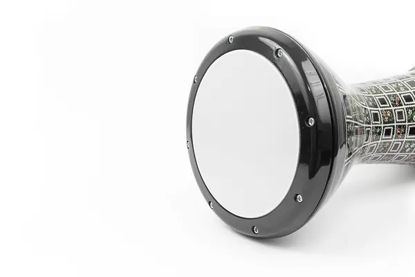 Tympanum isolated above white background with copy space