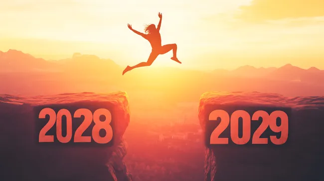 Überwindung neuer Herausforderungen - Jahreswechsel 2028 zu 2029