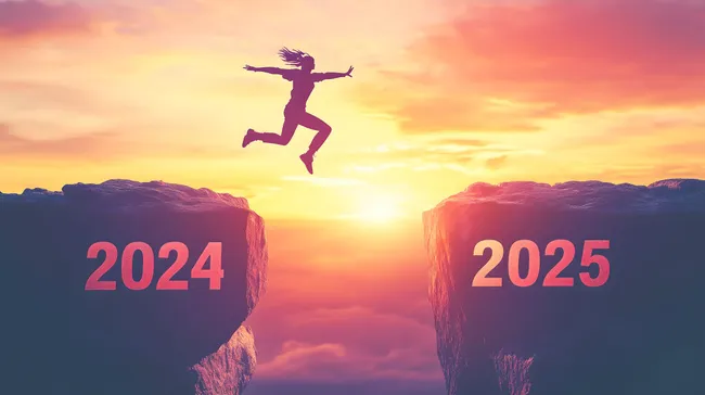 Überwindung von Herausforderungen - Jahreswechsel 2024 zu 2025