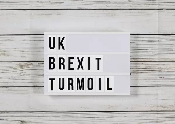 UK shares slip amid Brexit political turmoil