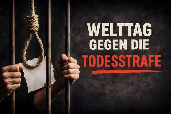 Welttag gegen die Todesstrafe am 10. Oktober