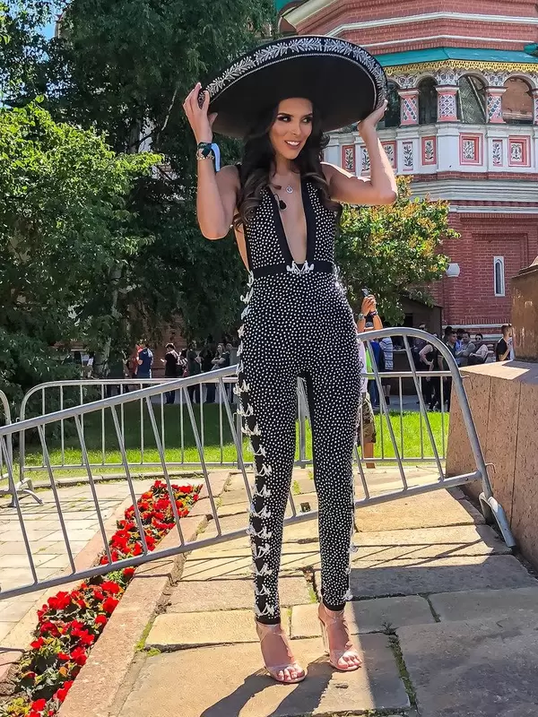 Unglaublich attraktiver weiblicher Fan aus Mexiko