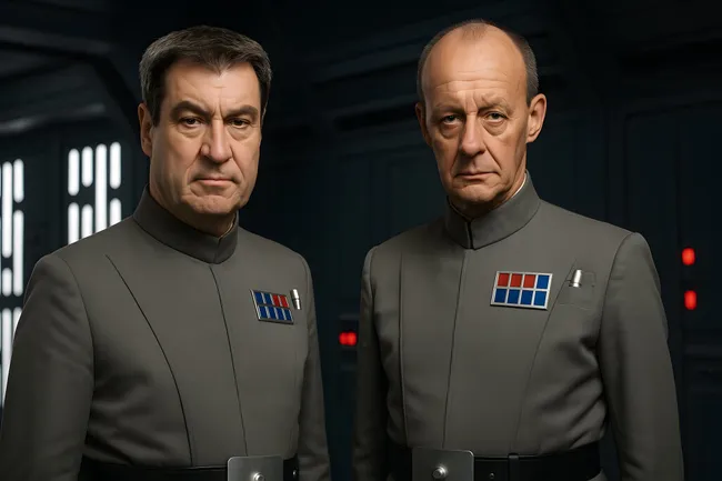 Uniform und Abzeichen im Star Wars-Stil