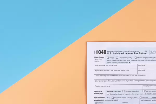 United States federal income tax return IRS 1040 document