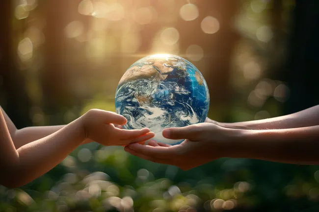 Unsere Erde in unseren Händen