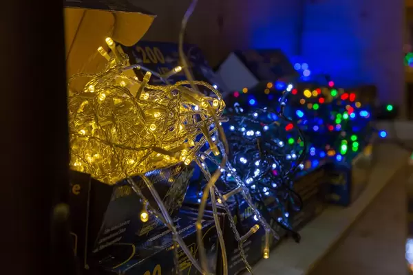 Unterschiedliche Lichterketten - IAW Köln 2018