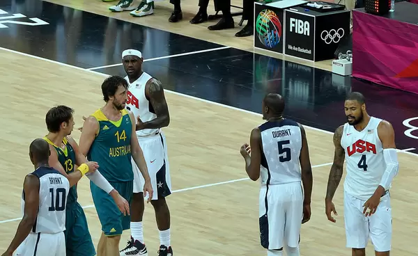 USA - Australien während der Olympischen Spiele 2012