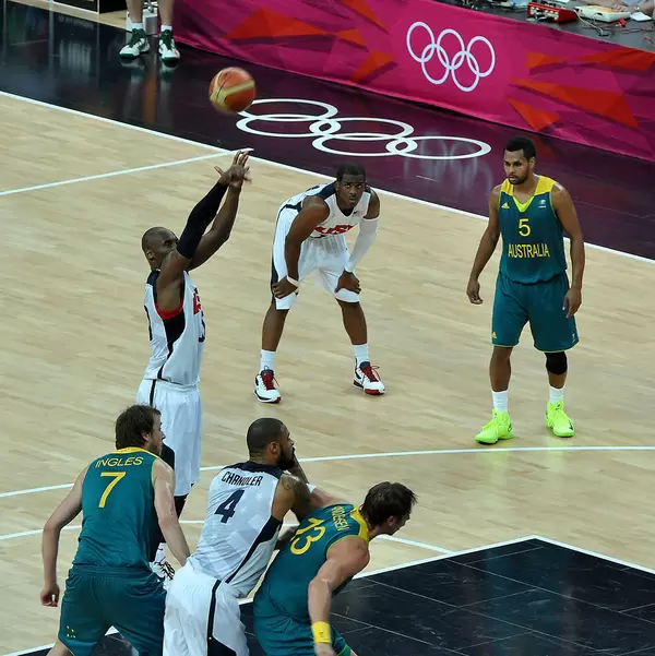 USA - Australien während Olympia 2012