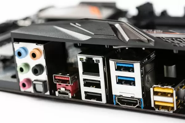 USB Lan and Audio connections on the Motherboard (Flip 2019)