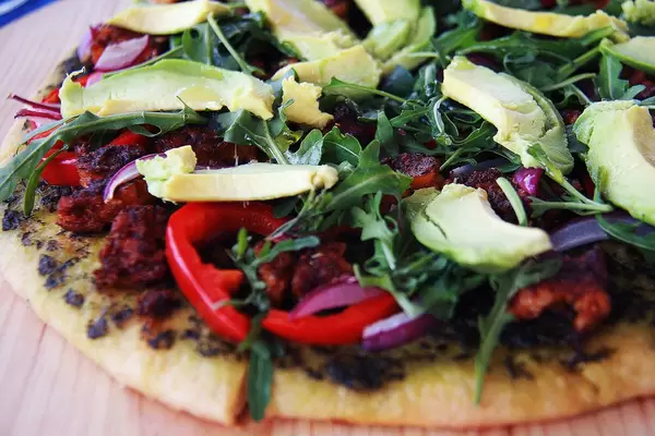 Vegan Flatbread Pizza