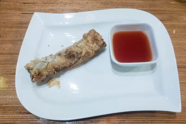 Vegane Frühlingsrolle