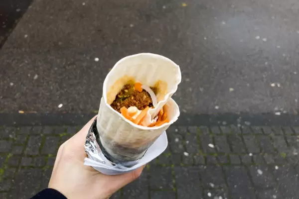 Veganer Falafel Dürüm