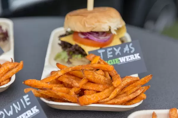 Veganer "Texas" Burger von Veggiewerk