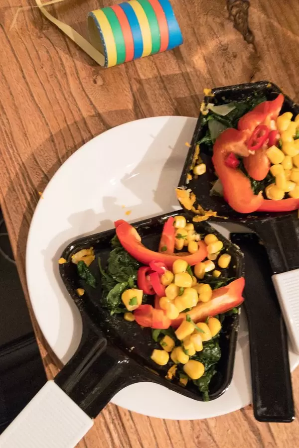 Veganes Raclette zu Silvester