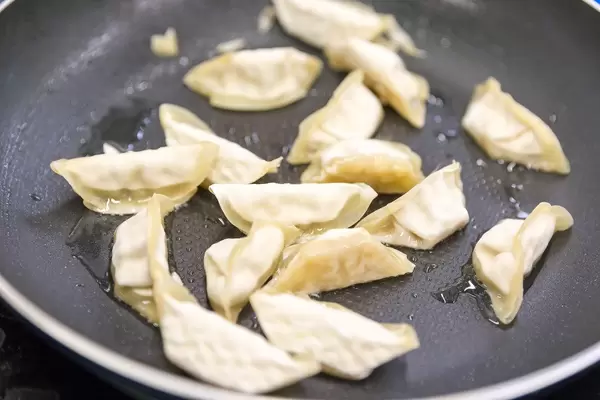 Vegetable dumplings by Gyoza