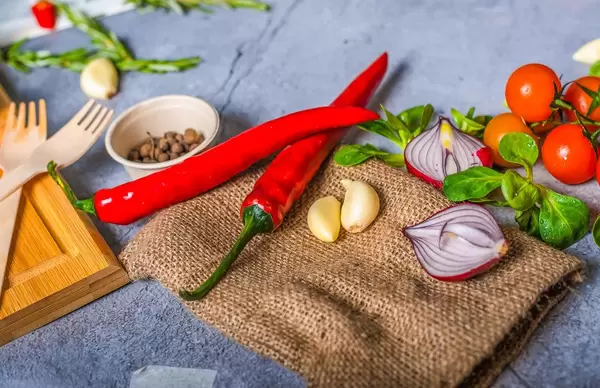 Vegetables Mix On Background (Flip 2019)