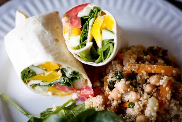 Vegetarische Wraps