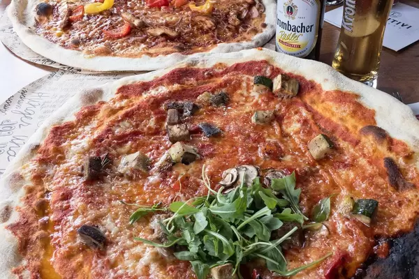 Veggie Pizza in der L'Osteria Köln