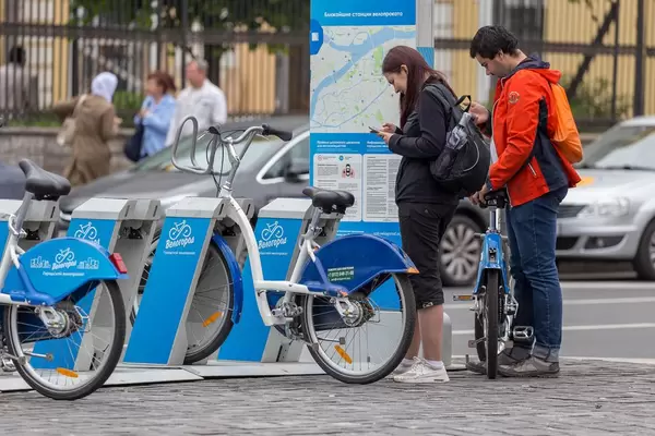 Velogorod Leihräder in Russland