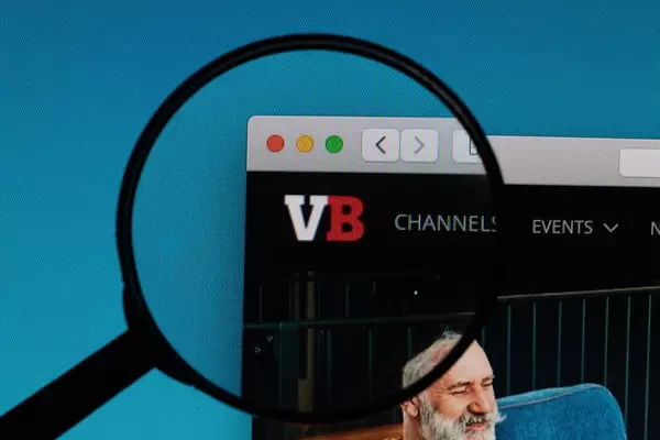 VentureBeat logo under magnifying glass