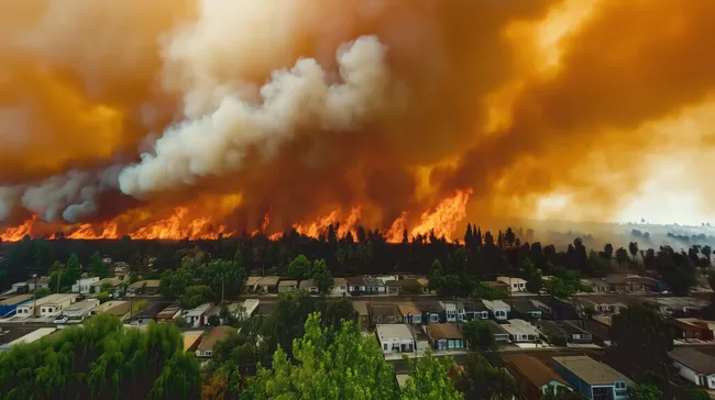 Verheerender Waldbrand an Stadtrand von Los Angeles
