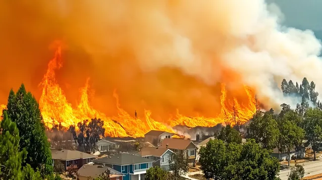Verheerender Waldbrand erfasst Siedlung in Kalifornien