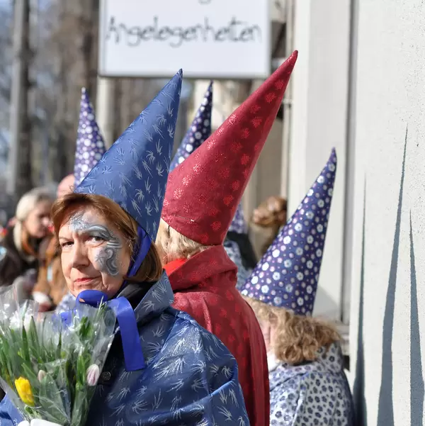 Verkleidungen (Zauberer) am Rosenmontagszug