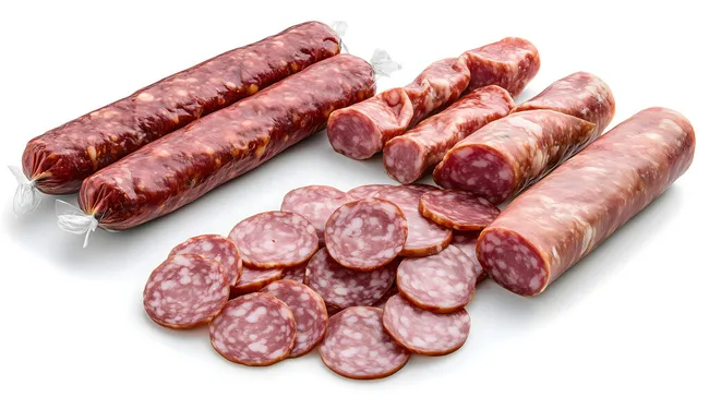 Verschiedene Sorten italienischer Salami
