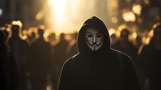 Verschleierte Anonymität bei Massenprotesten