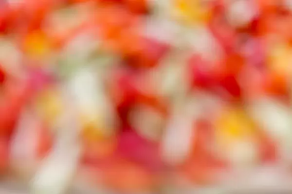 Verschwommene Aufnahme einer vegetarischen Pizza