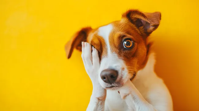 Vertrauensvoller Blick eines Jack Russell Terriers