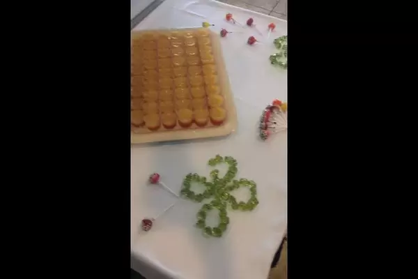 Videoaufnahme des Büfetts