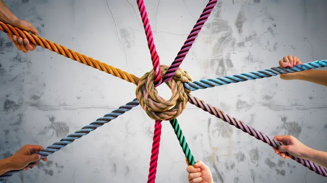 Vielfältige Teamarbeit für gemeinsames Ziel