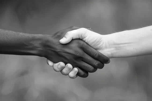 Vielfalt und Zusammenarbeit in der Hand